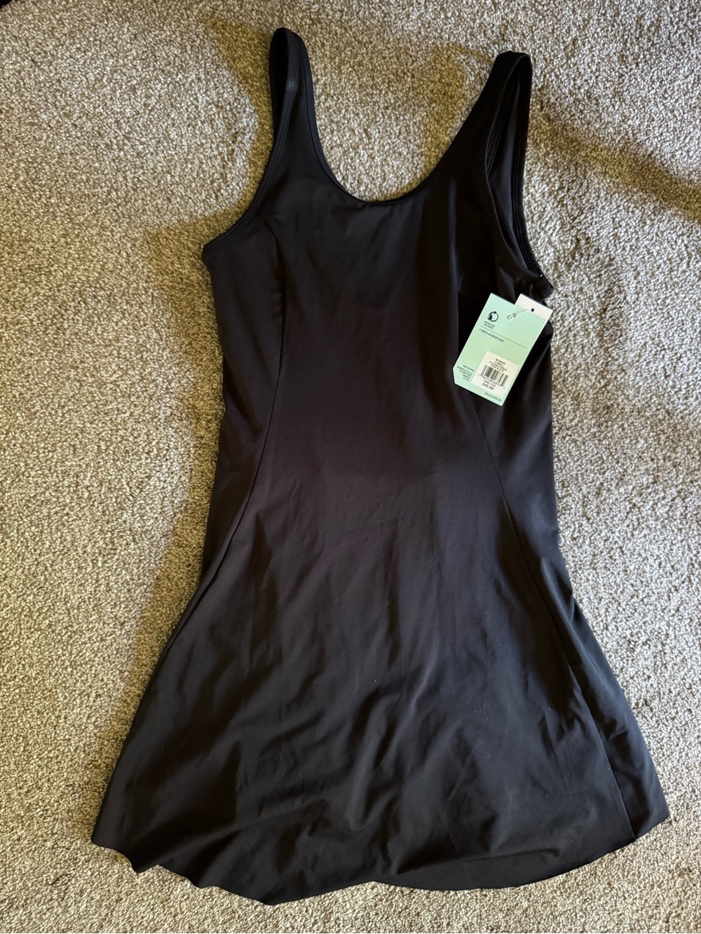 DSG Black Scoop Neck Women's Mini Dress